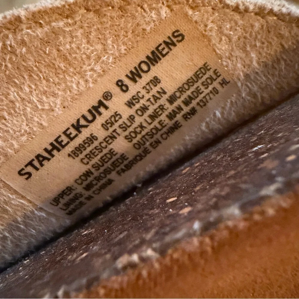 New Staheekum Crescent Slip On Buckle Clogs | Tan - Picture 9 of 9
